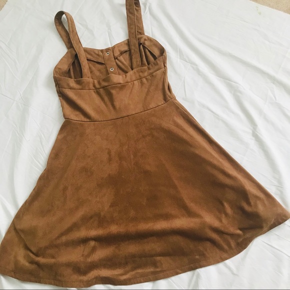 đź’•ONE DAY SALEđź’• Forever 21 suede snap dress - Picture 7 of 12